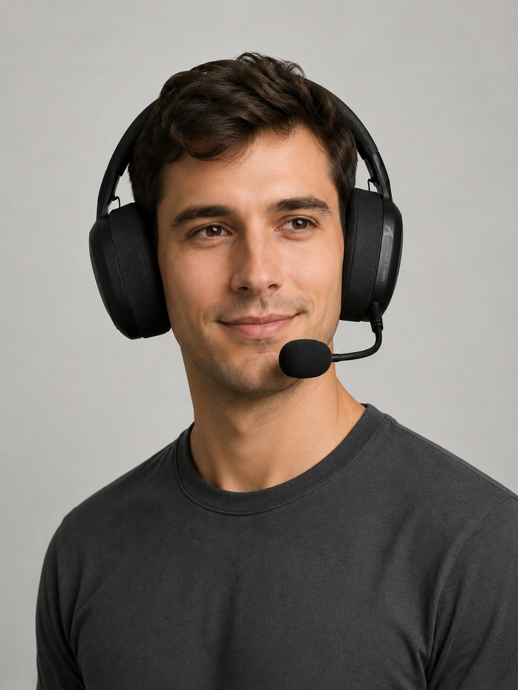 ClearVoice Wireless Over-Ear Headset with Boom Microphone